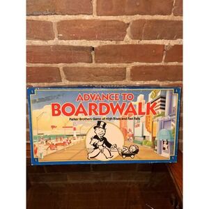 Monopoly Boardwalk‎ Board Game Parker Brothers 1985 Complete